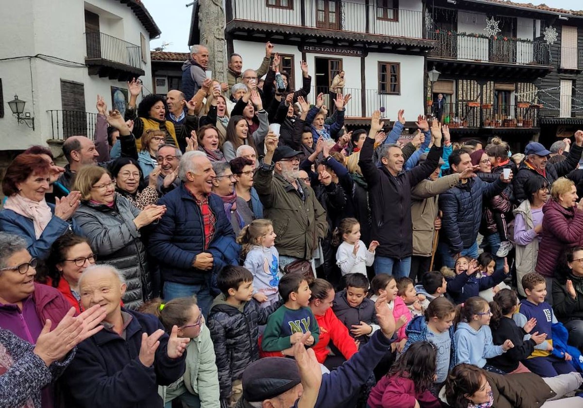 La explosión de alegría de La Alberca al conocer el triunfo, en imágenes