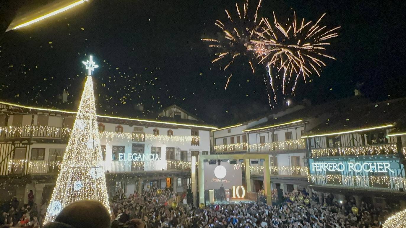 Esta es la esperada iluminación navideña de La Alberca