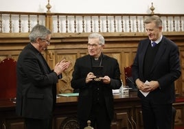 Santiago García-Jalón de la Lama, César Franco Martínez y Luis Casasús Latorre.