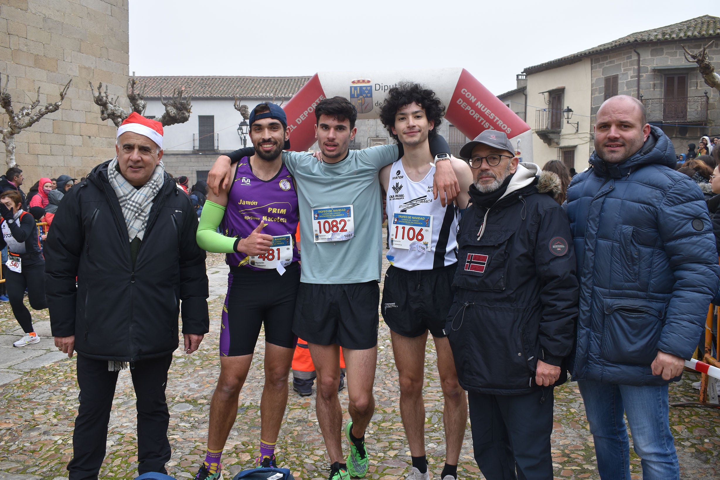 Yanis Sánchez y Andrea Jaén ganan la Carrera del Turrón de la Diputación en Ledesma