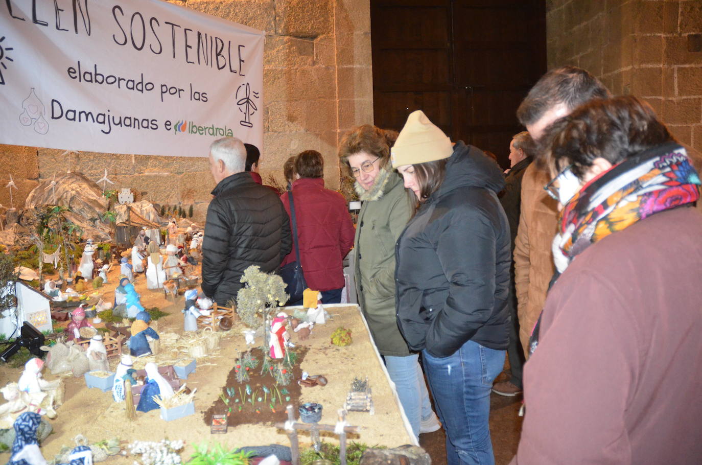 Una segunda vida de los materiales, en forma de belén