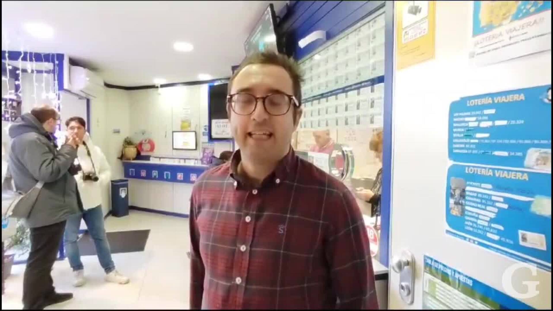 Así han vivido los loteros que han repartido un quinto premio de la Lotería de Navidad en Salamanca