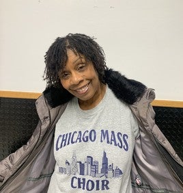 Feranda Williamson, solista y directora de Chicago Mass Choir.