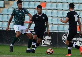 Una imagen del partido de la presentación del Salamanca UDS contra el Guijuelo.