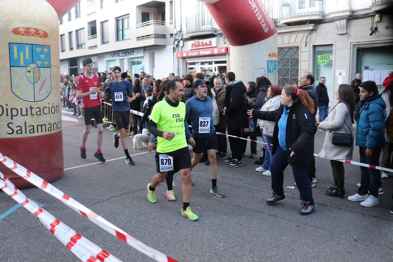 La carrera del pavo llena Béjar con más de 900 corredores