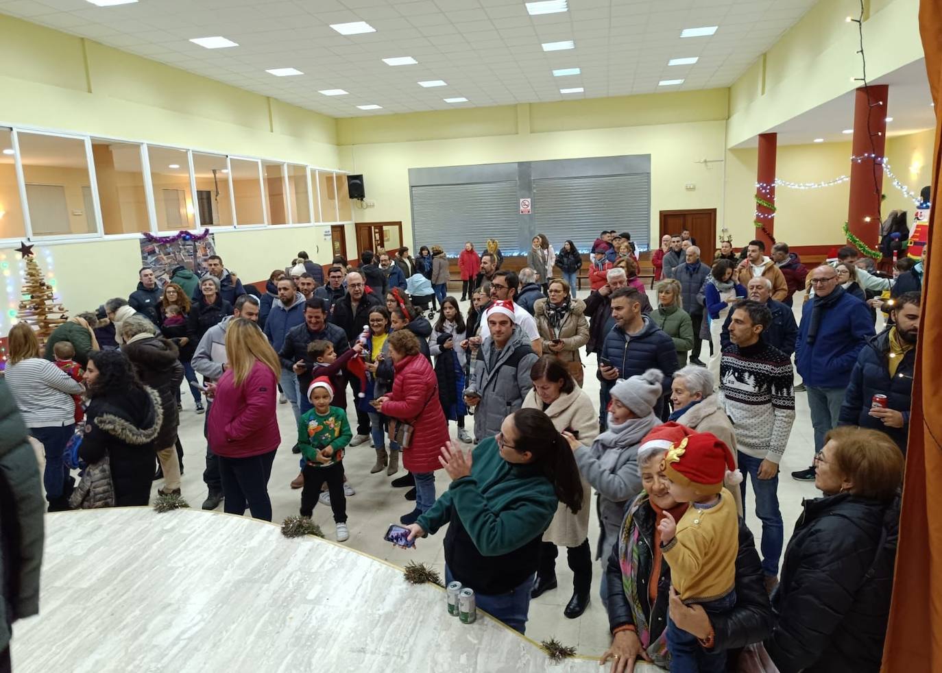 Papá Noel recorrió las calles de Palaciosrubios