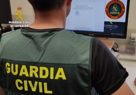 Un agente de la Guardia Civil del Equipo @ de Zamora.