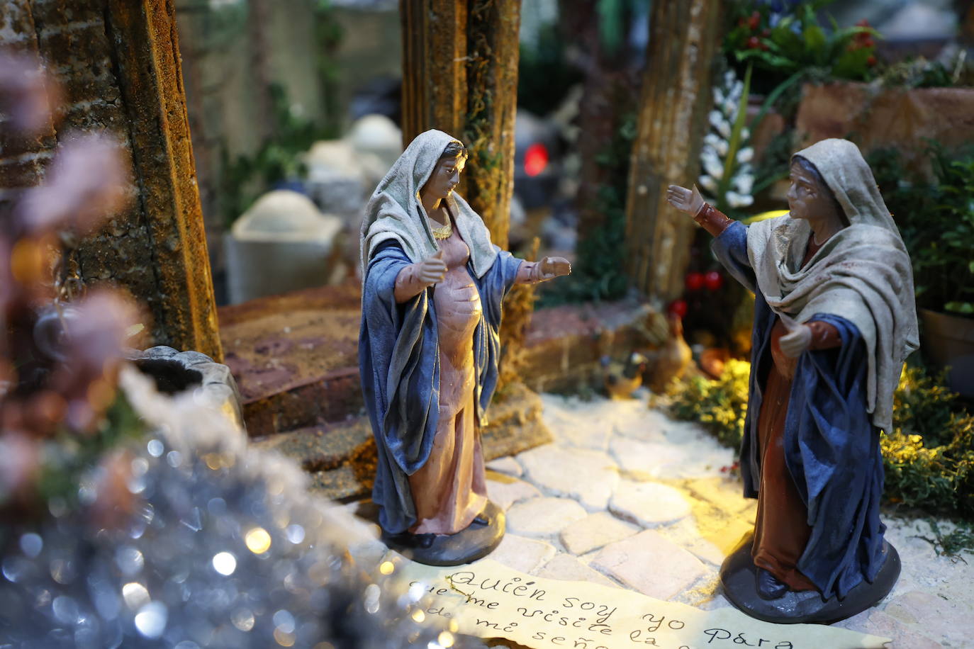 Un belén más allá de la Navidad, unido a la liturgia