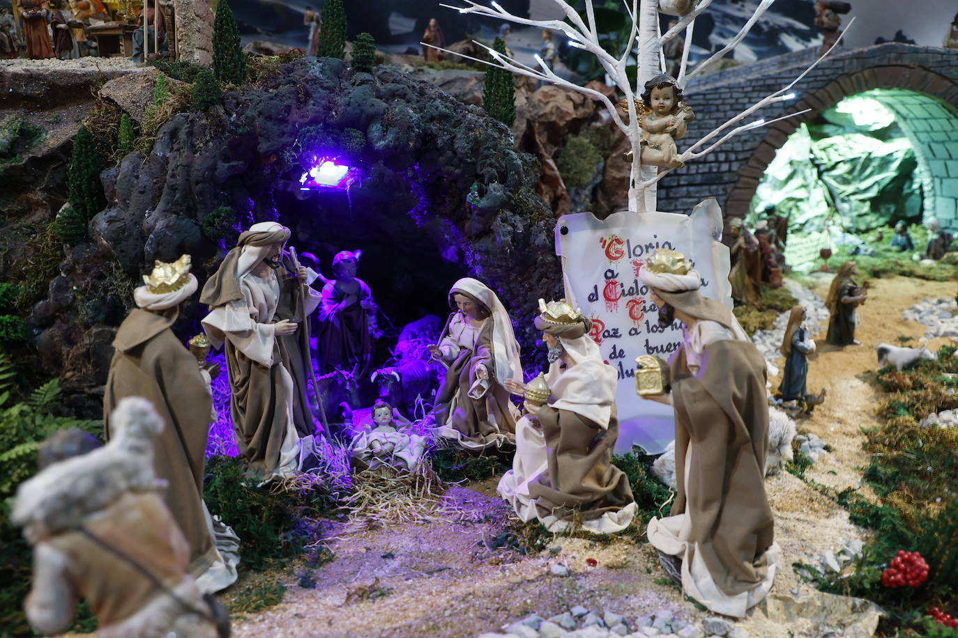 Un belén más allá de la Navidad, unido a la liturgia