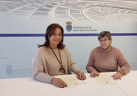 Mari Cruz Gacho y Rosa María García Lozano.