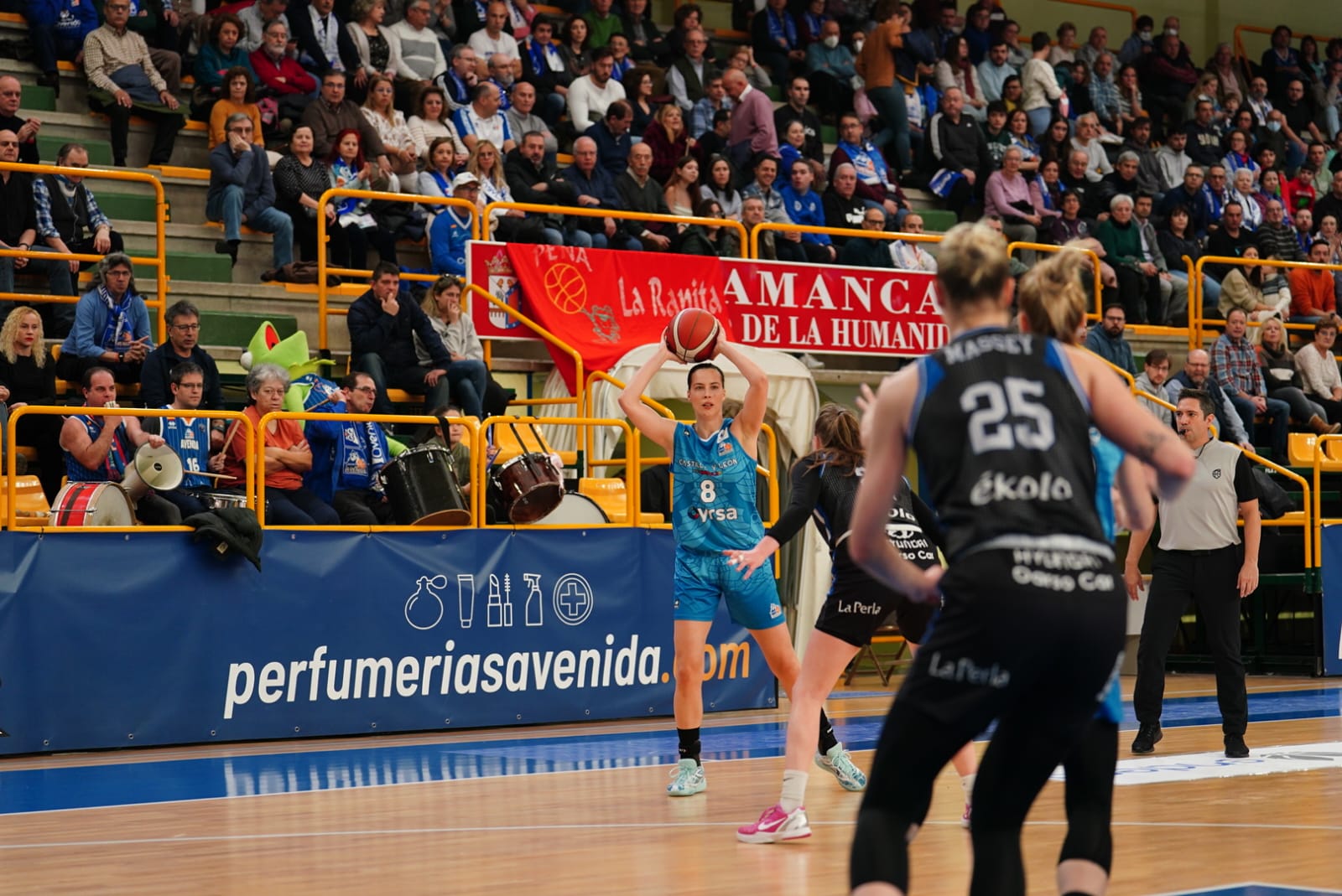 Búscate en la grada de Würzburg en el partido del Avenida contra el IDK