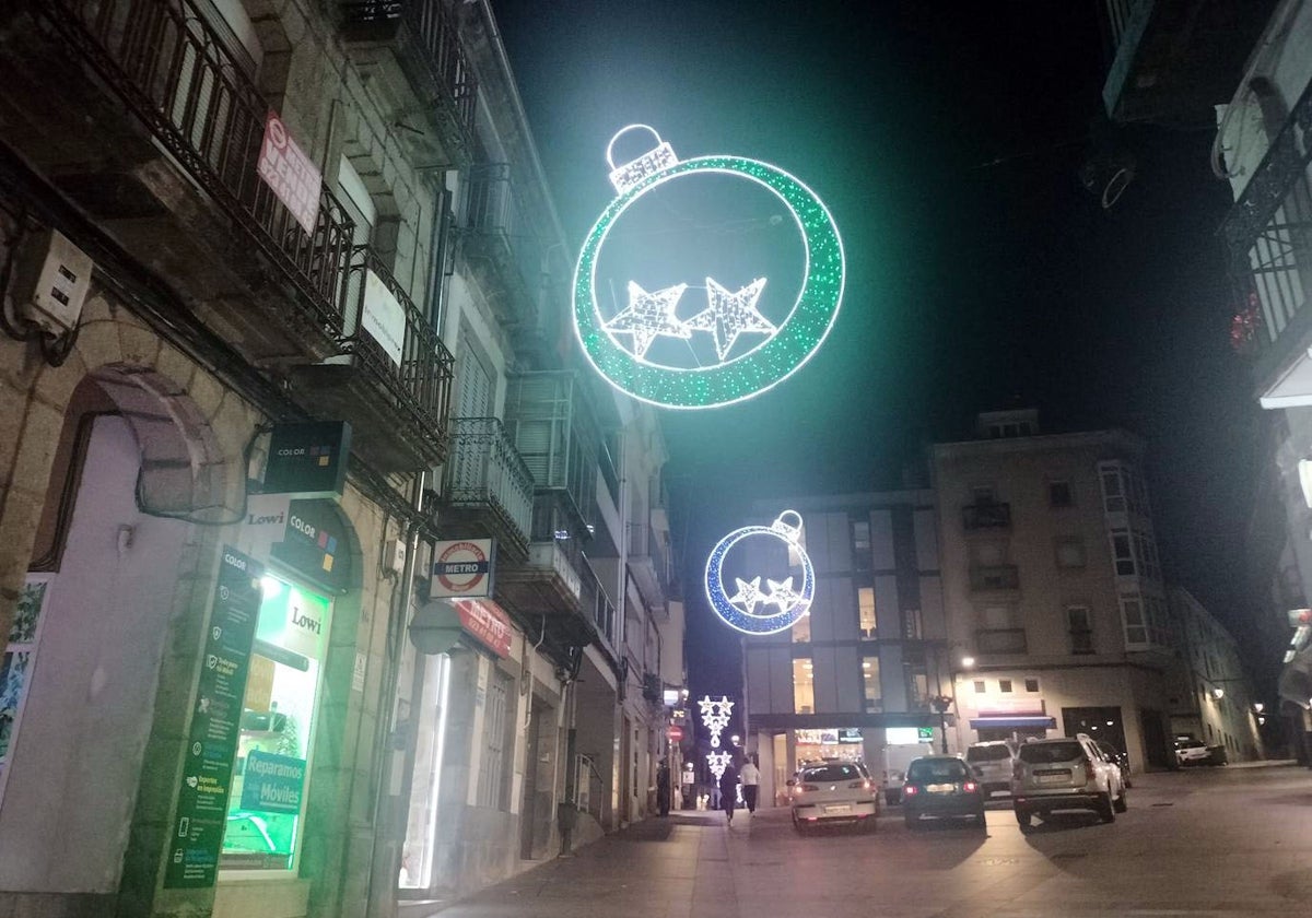 Imagen de la Puerta de Ávila, uno de los epicentros comerciales de la ciudad de Béjar.