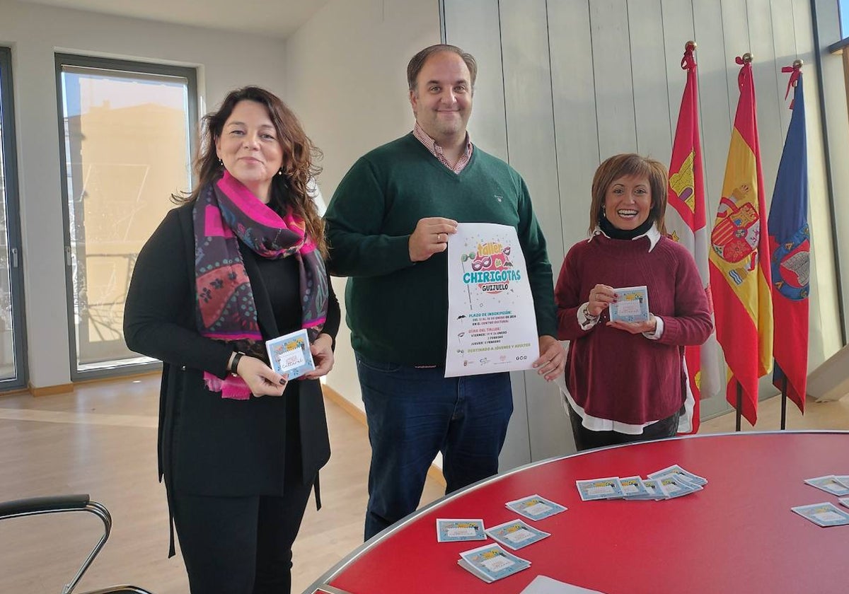 María Jesús Moro, Roberto Martín y Joana Izquierdo.