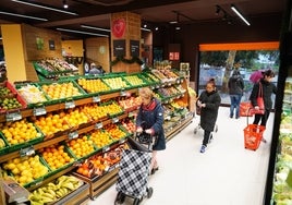 Un supermercado de Salamanca.