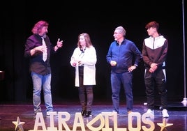 Lleno del teatro de Peñaranda para apoyar a la asociación Aerscyl