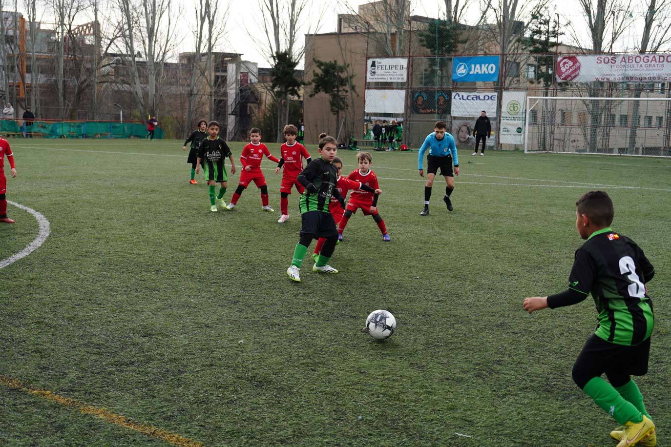 Las mejores imágenes de la jornada 11 del fútbol base en Salamanca