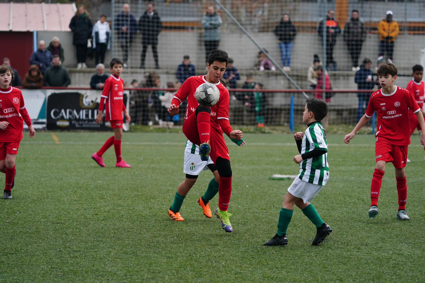 Las mejores imágenes de la jornada 11 del fútbol base en Salamanca