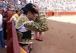 Damián Castaño, en la plaza de toros de La Glorieta.