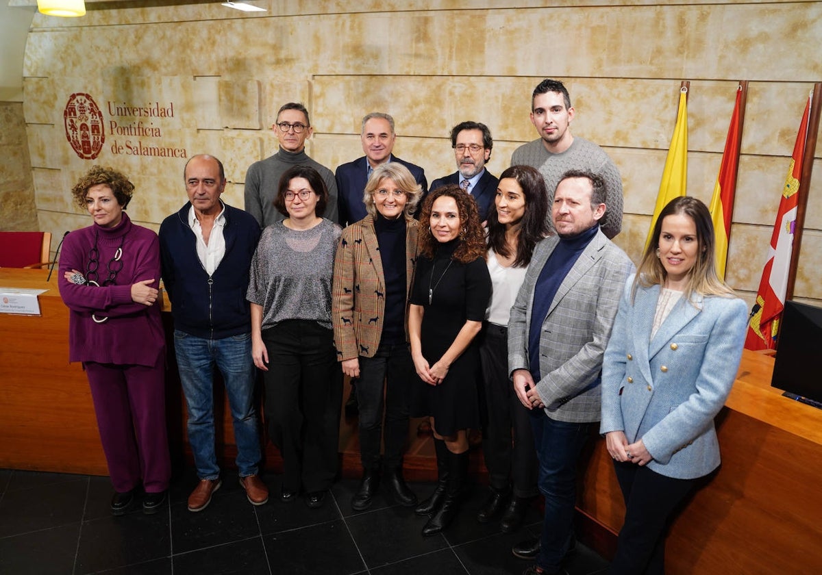 Presentación del proyecto en la Universidad Pontificia.