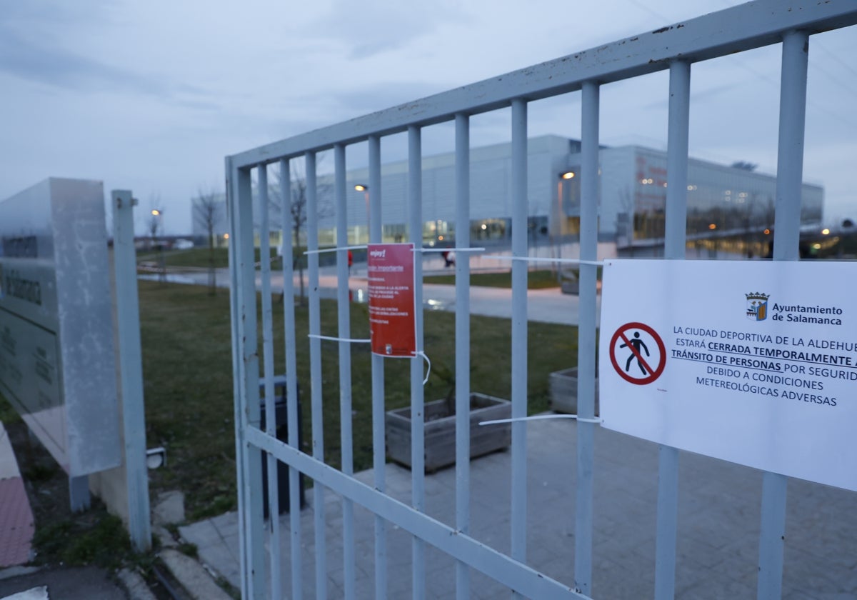 Parques cerrados con motivo de las fuertes rachas de viento de ayer.