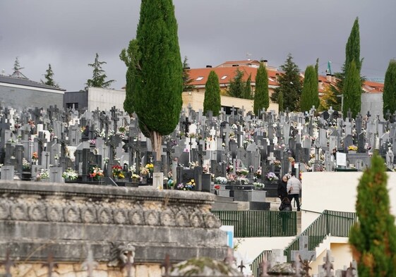 Vista del cementerio de San Carlos Borromeo, en Salamanca.