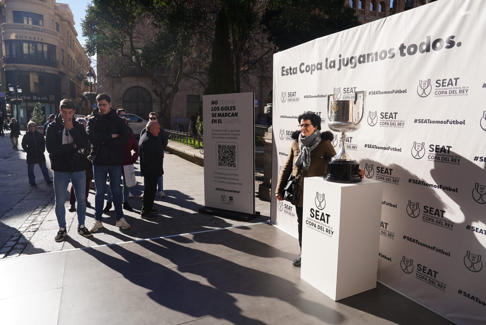 La Copa del Rey, en la Plaza de los Bandos