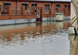 Imagen de la inundación.