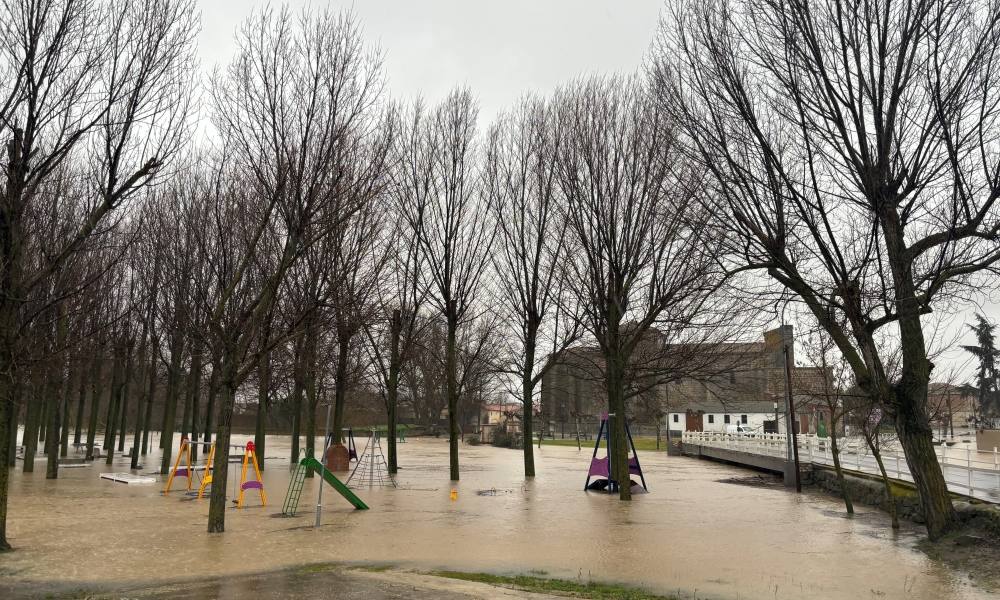 Abundante agua y nieve en Peñaranda y comarca