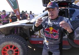 Carlos Sainz en el Rally Dakar 2024.