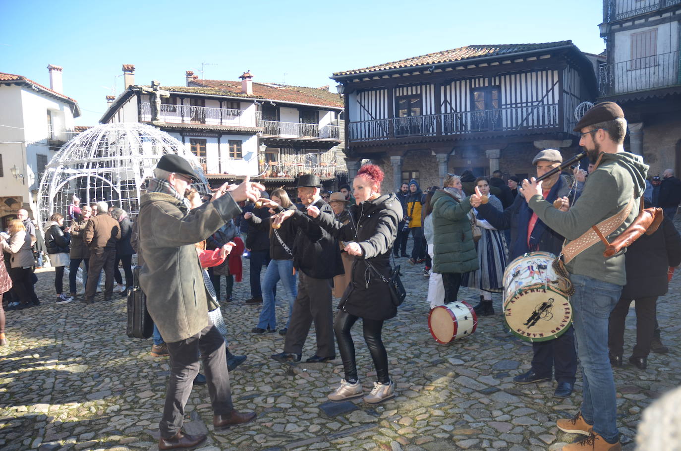 El marrano de San Antón se despide en La Alberca