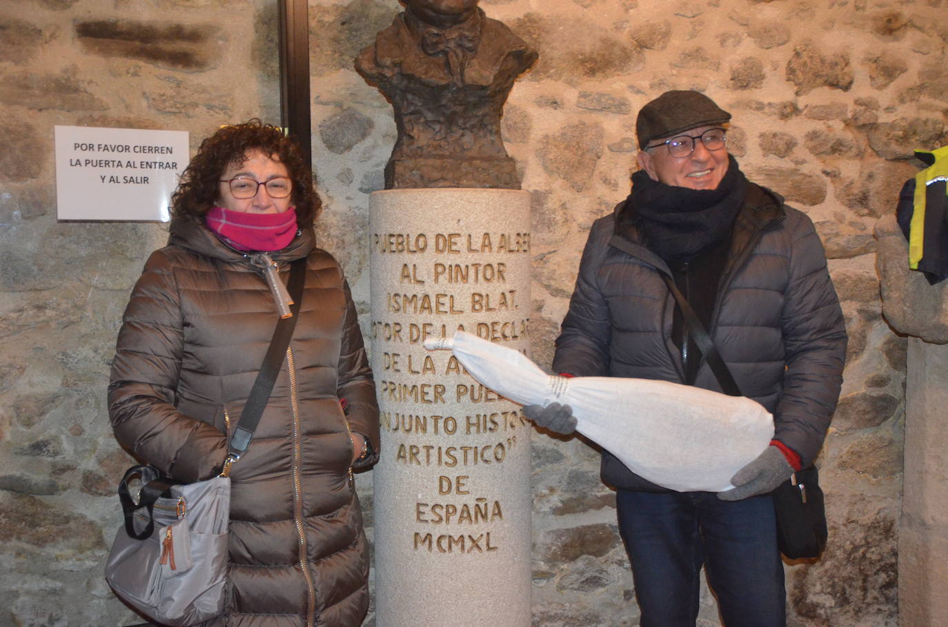 El marrano de San Antón se despide en La Alberca