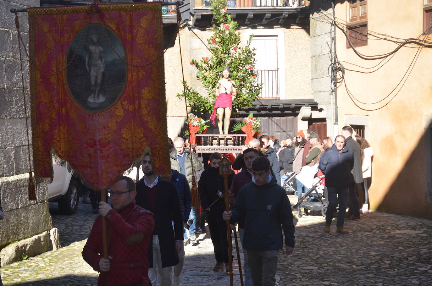 El marrano de San Antón se despide en La Alberca