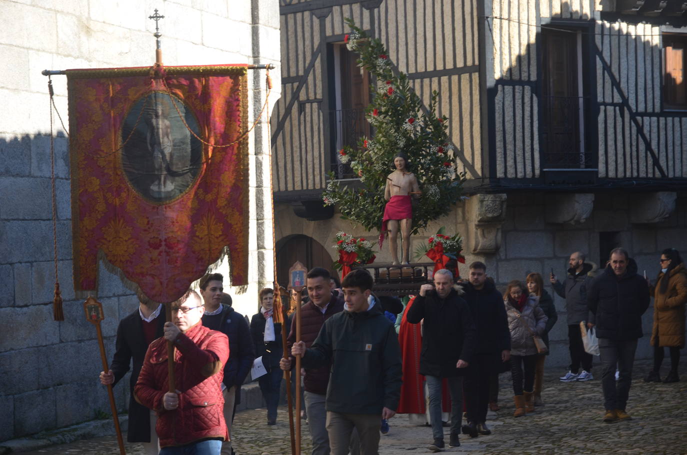 El marrano de San Antón se despide en La Alberca