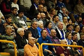 Aficionados durante el partido