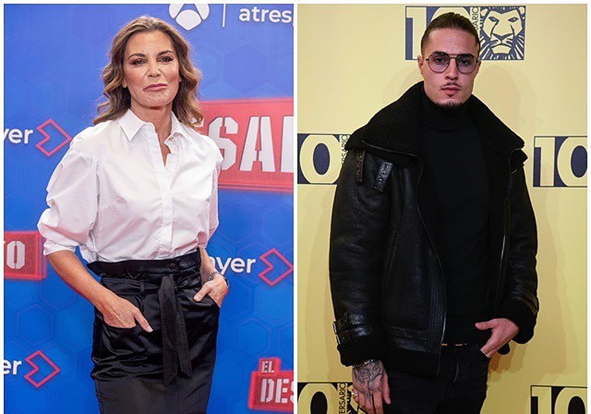 Mar Flores y su hijo Carlo Constanzia.