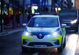 La Policía Local y Nacional en Salamanca.