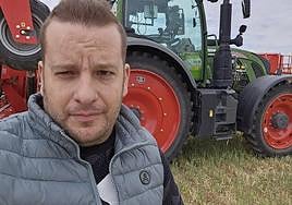 José Ángel Sánchez sembrará este año unas 6 hectáreas de quinoa.