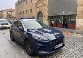 La Policía Nacional en los Juzgados de Colón.