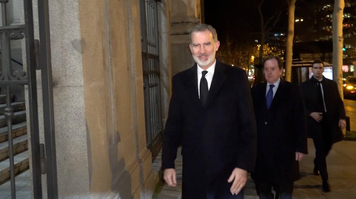 El Rey Felipe VI, presente en el funeral de César Alierta