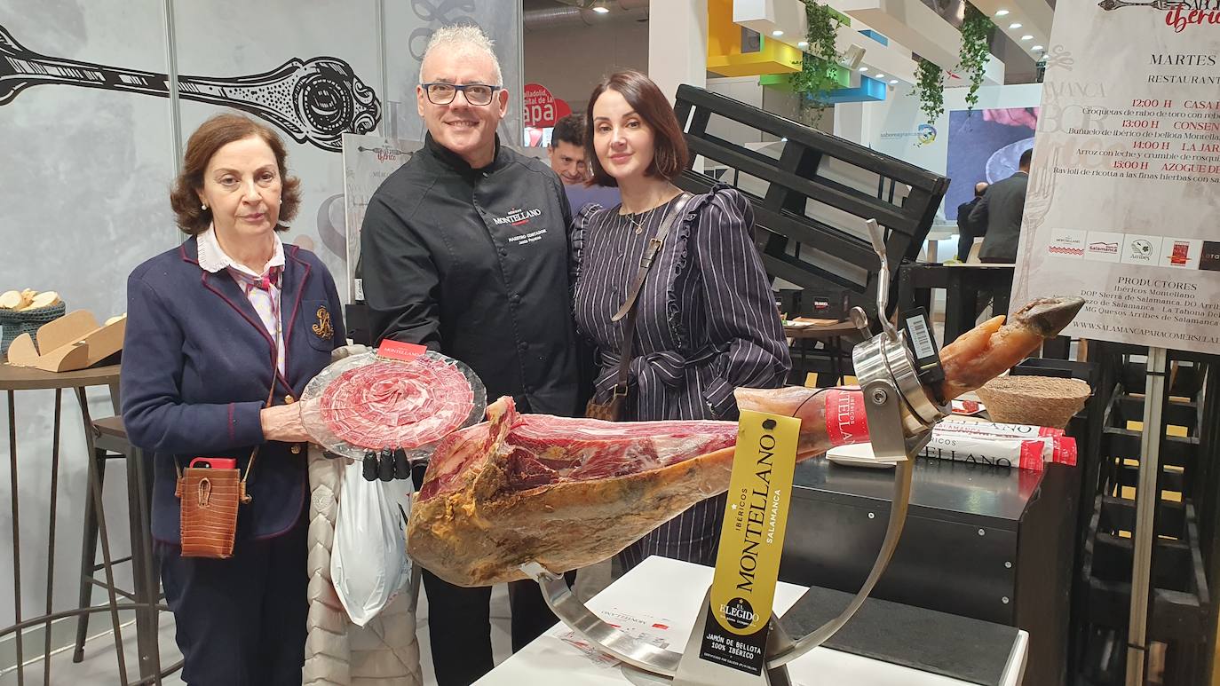 El jamón de Ibéricos Montellano gusta a los visitantes de Madrid Fusión