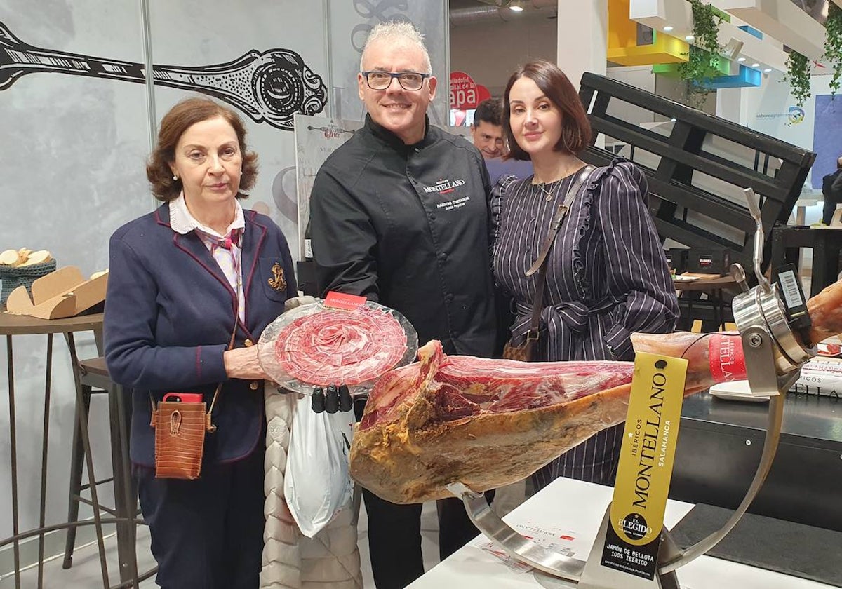 El jamón de Ibéricos Montellano gusta a los visitantes de Madrid Fusión