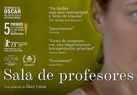 Estos son los ganadores del sorteo de entradas para el preestreno de «Sala de profesores»