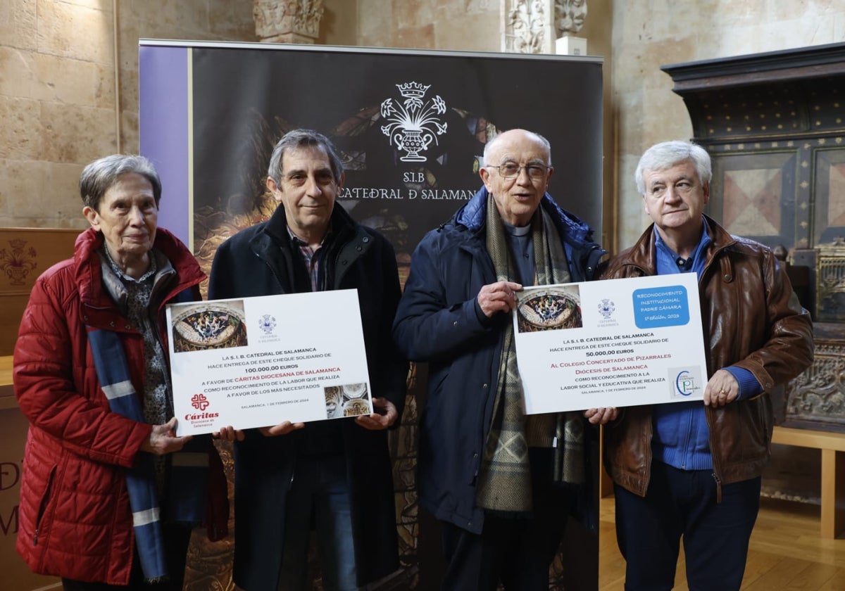 Carmen Calzada, Jorge García, Antonio Matilla y Roberto Araujo.