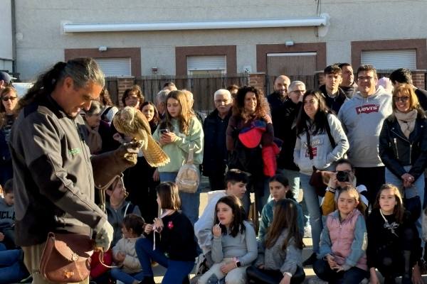 Babilafuente conoce aves rapaces de todo el mundo en directo