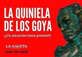 Quiniela Premios Goya 2024. Participa y gana un premio de cine