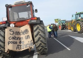 La protesta de los agricultores, en imágenes