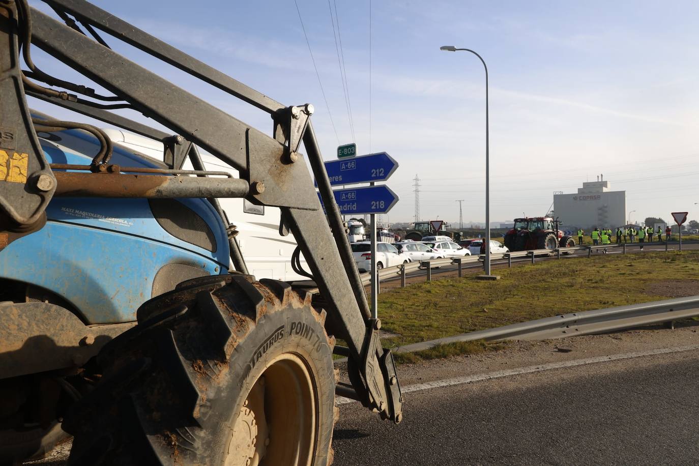 Las protestas de los agricultores y ganaderos por las calles de Salamanca, en imágenes