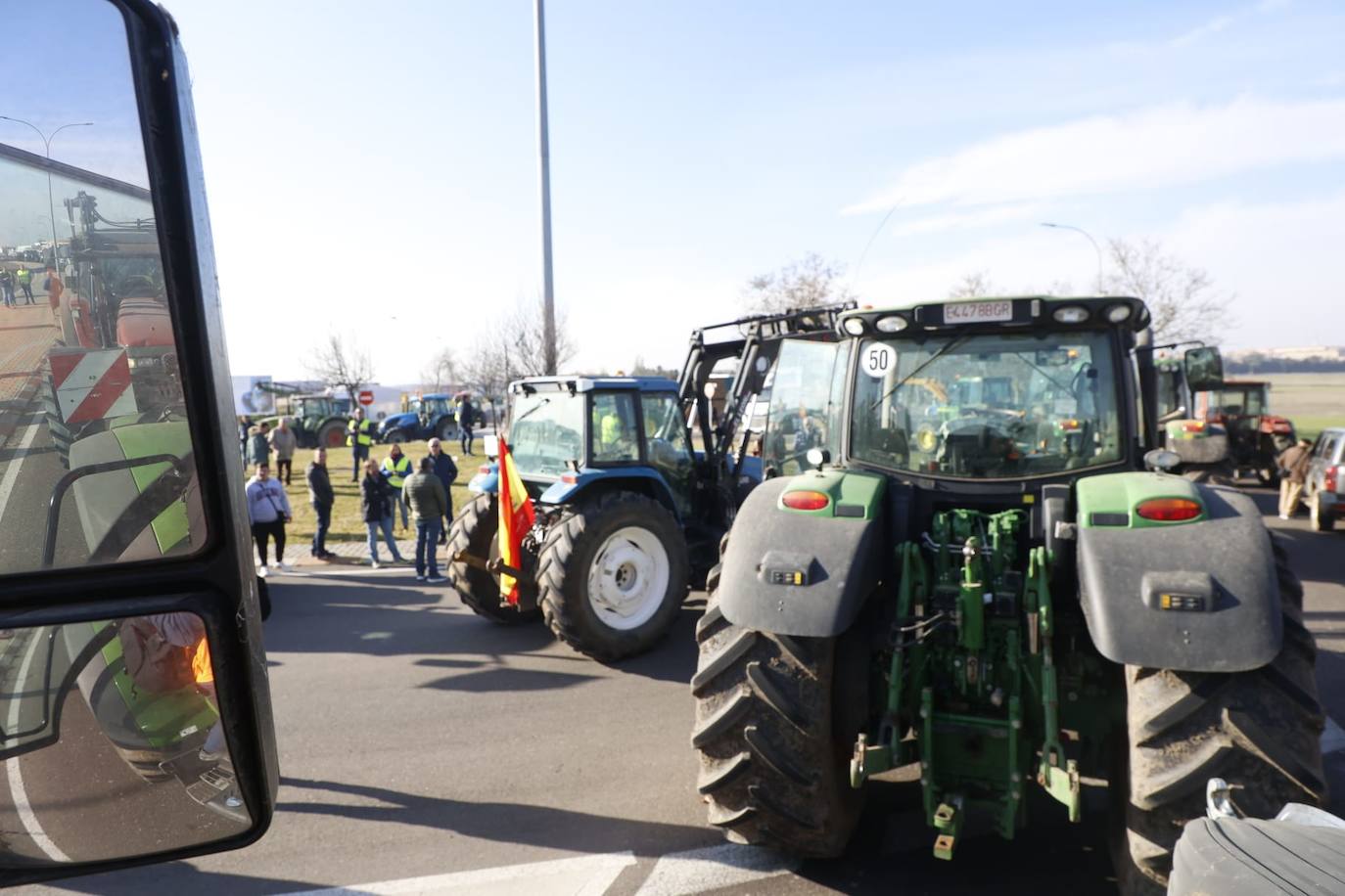 Las protestas de los agricultores y ganaderos por las calles de Salamanca, en imágenes