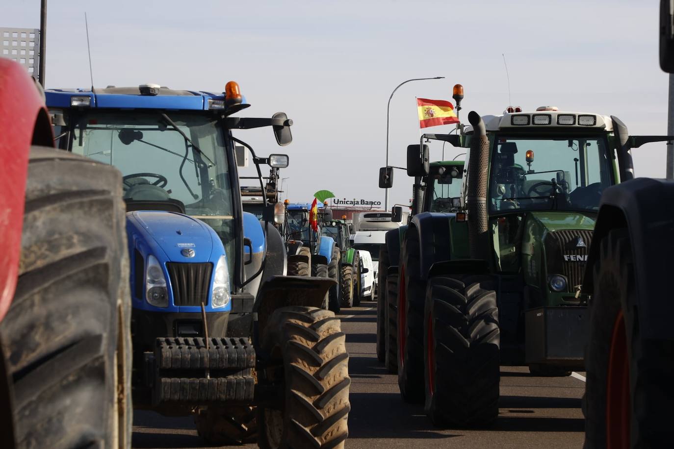 Las protestas de los agricultores y ganaderos por las calles de Salamanca, en imágenes