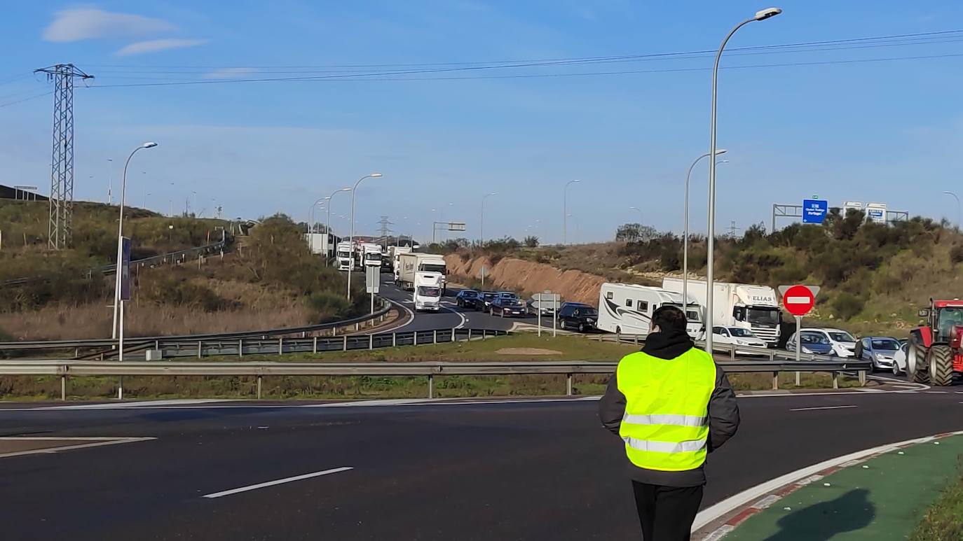 Las protestas de los agricultores y ganaderos por las calles de Salamanca, en imágenes